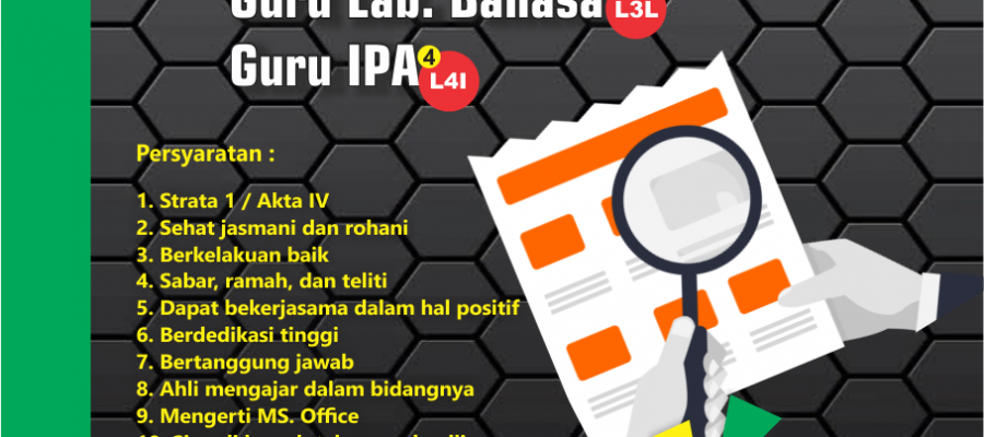 Lowongan Kerja – Sekolah Walisongo Bekasi